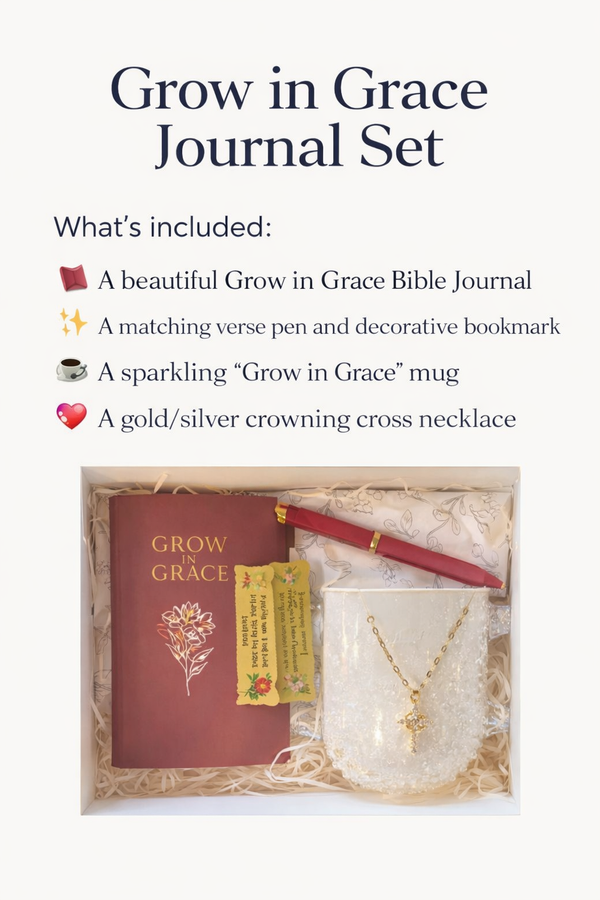 ✨ Grow in Grace Bible study Journal Edition ✨